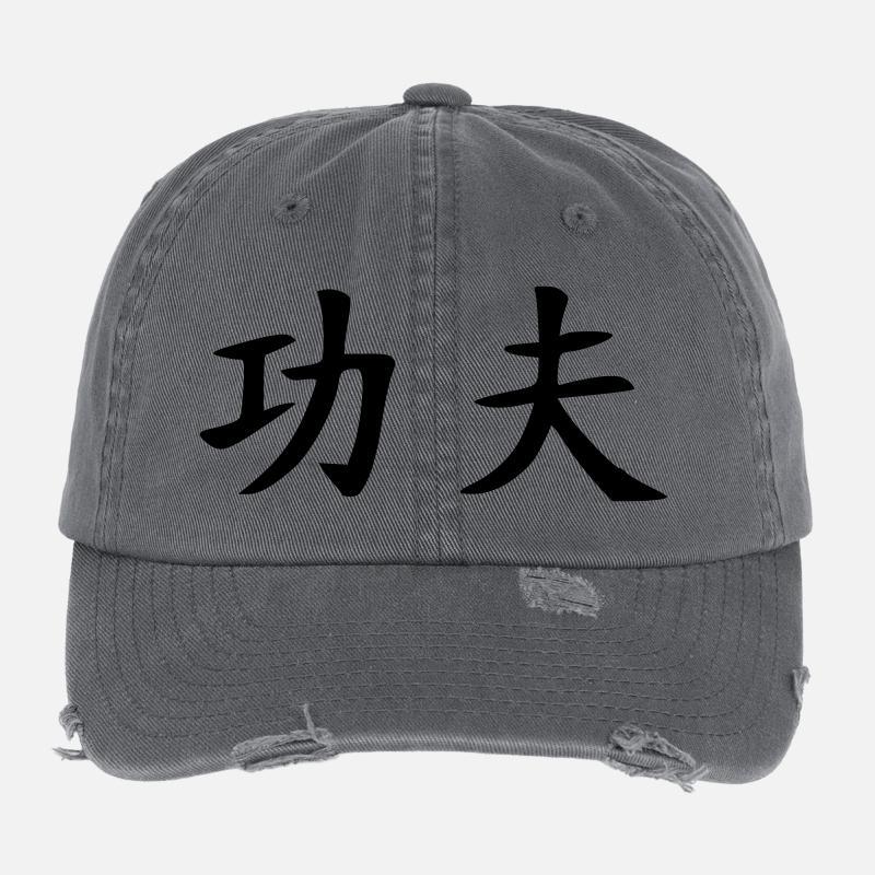 Kung Fu Flexfit Vintage Destroyed Cap