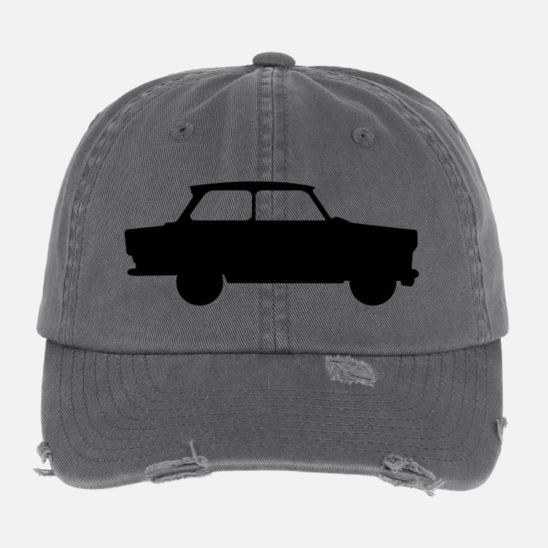 trabbi trabi pappe Flexfit Vintage Destroyed Cap