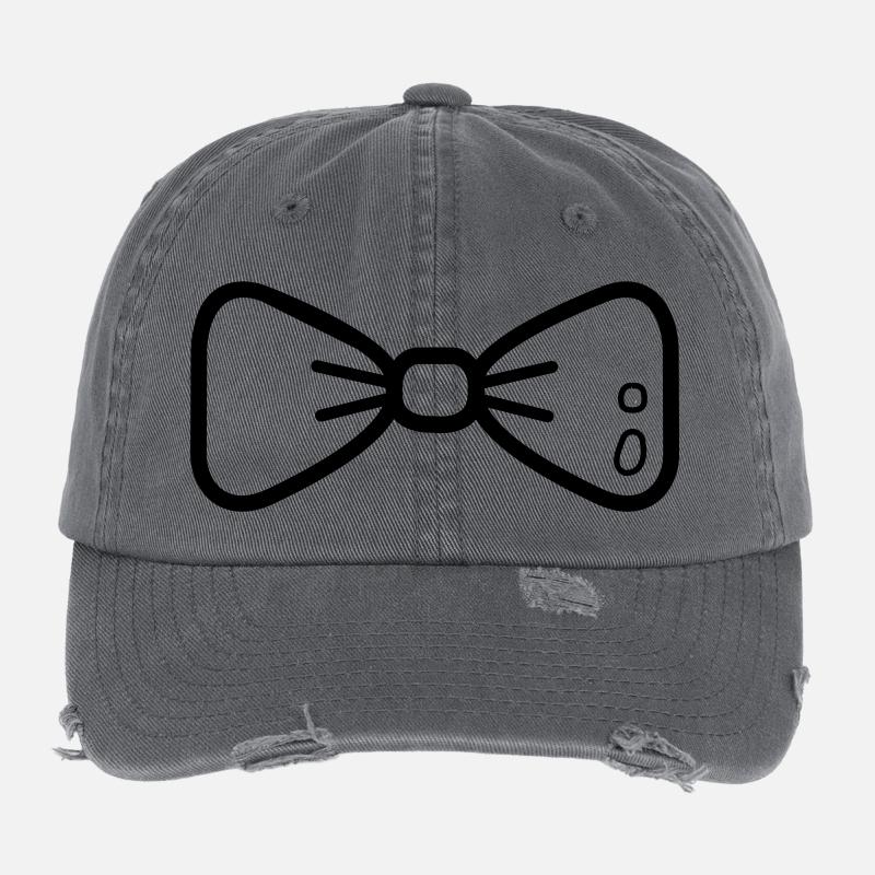 bow tie Flexfit Vintage Destroyed Cap
