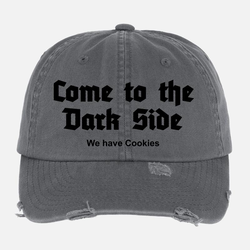 Come to the Dark Side - we have Cookies Casquette vintage effet usé Flexfit