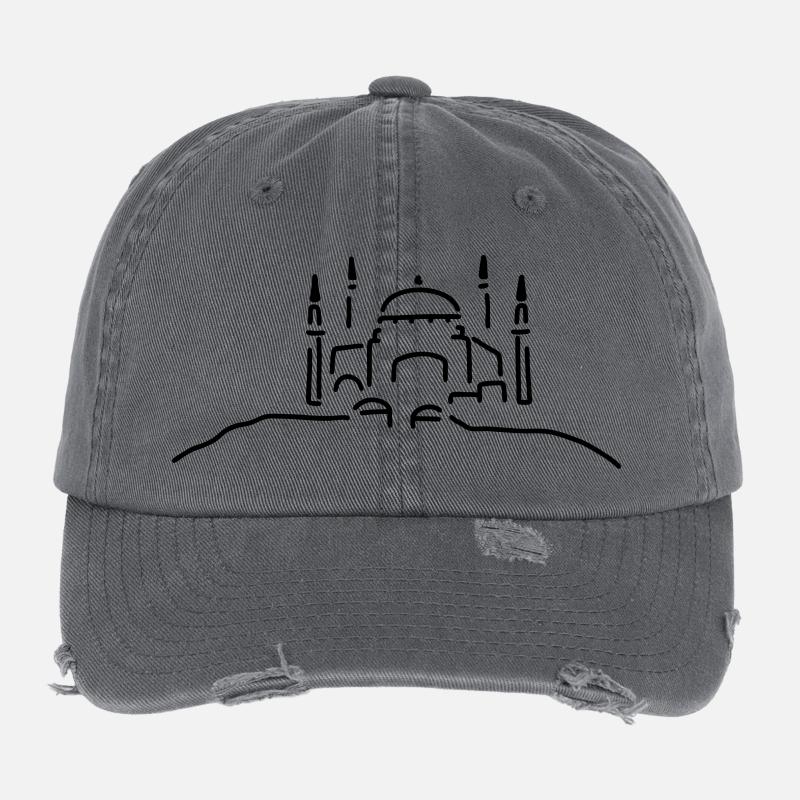 hagia moschee istanbul Flexfit Vintage Destroyed Cap