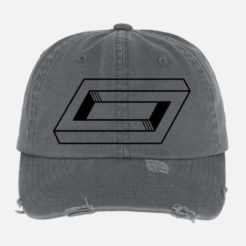 geometrisch Flexfit Vintage Destroyed Cap
