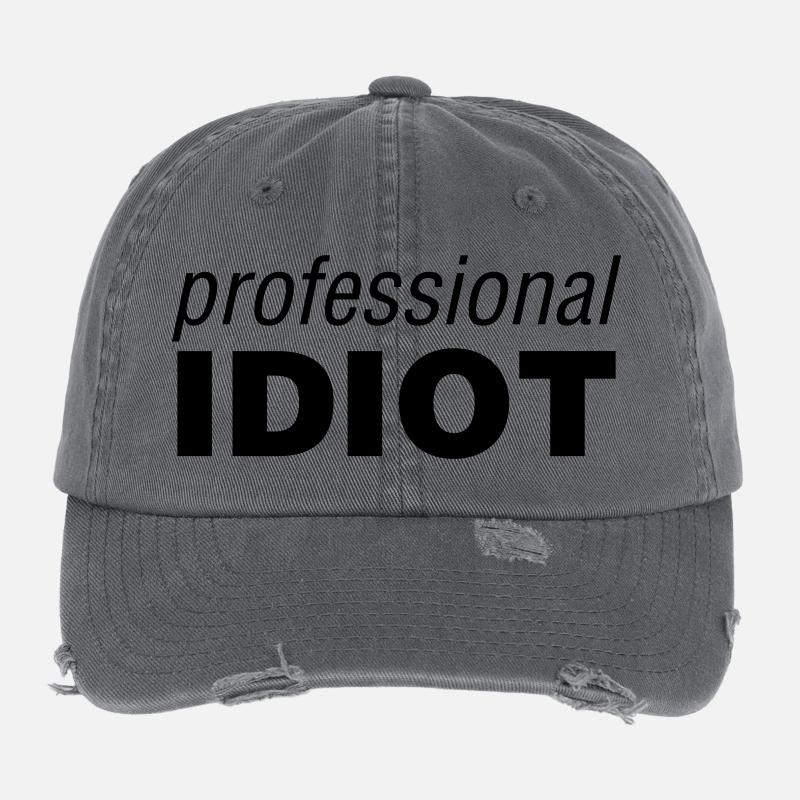 Professional Idiot Flexfit Vintage Destroyed Cap
