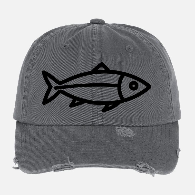 herring Flexfit Vintage Destroyed Cap
