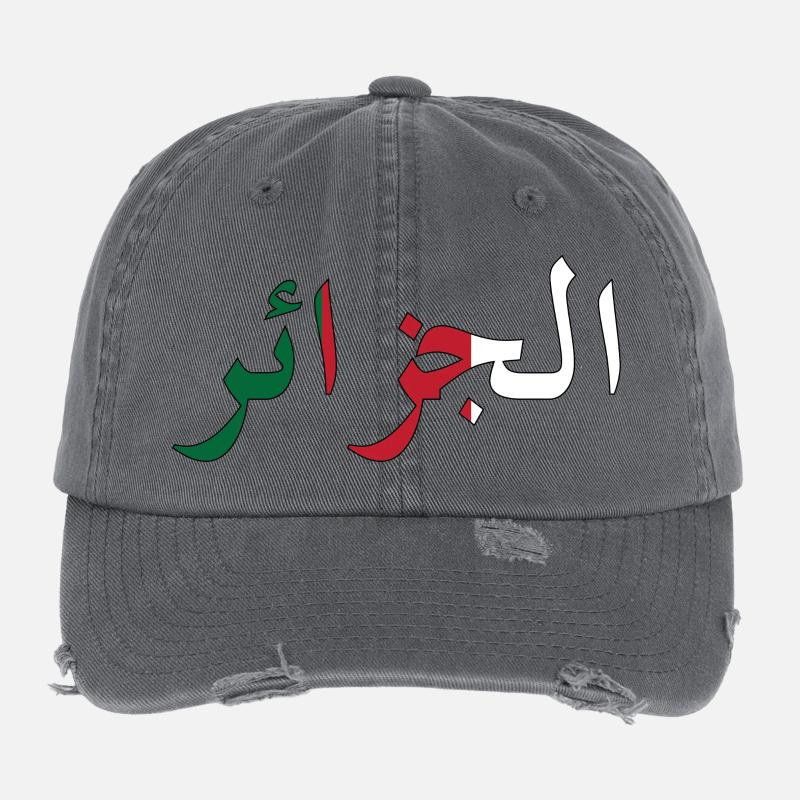 Algerische Flagge Flexfit Vintage Destroyed Cap