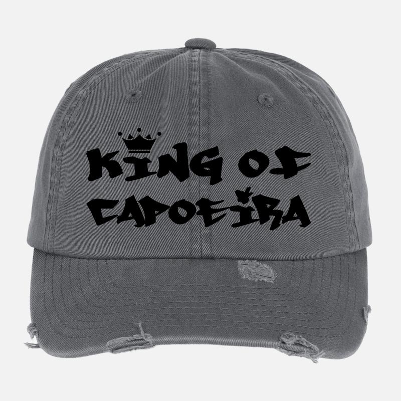 Der König von Capoeira Flexfit Vintage Destroyed Cap