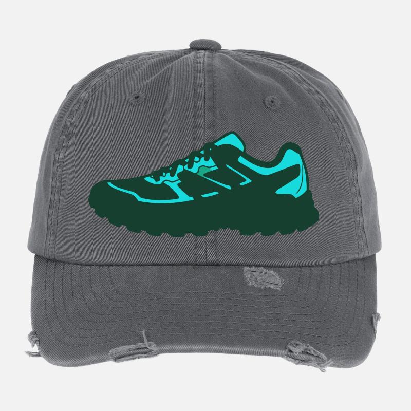 Basket sportive Flat Icon Casquette vintage effet usé Flexfit