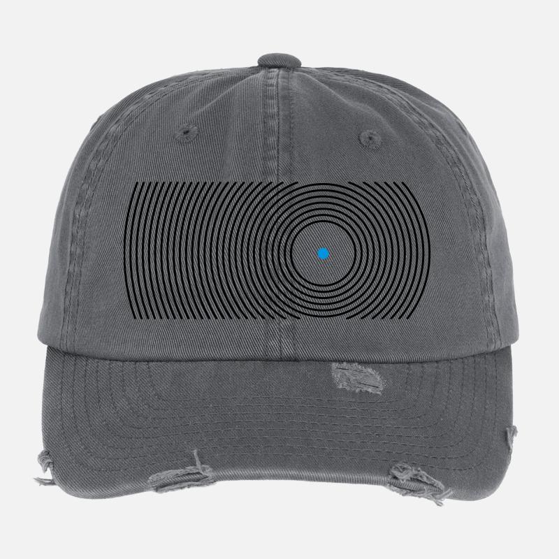 schallplatte Flexfit Vintage Destroyed Cap