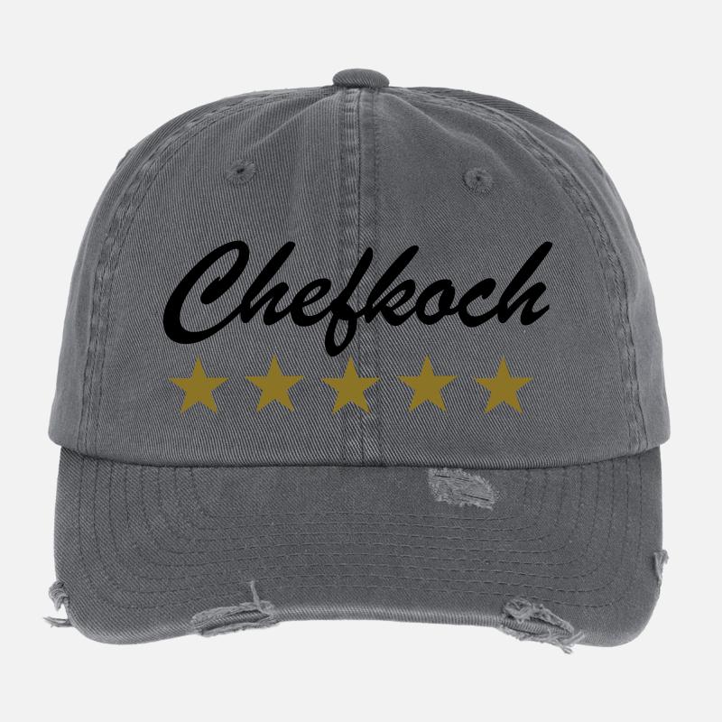 Chefkoch Flexfit Vintage Destroyed Cap