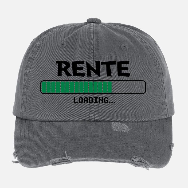 Rente Loading Flexfit Vintage Destroyed Cap