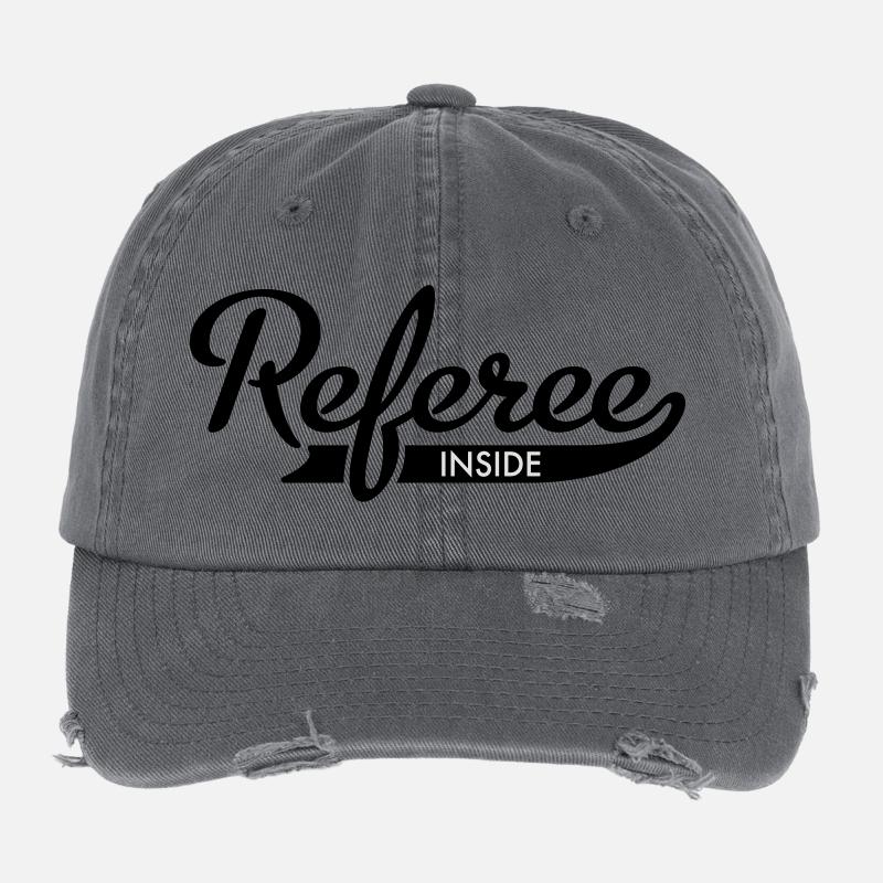 6254398 15941024 referee Flexfit Vintage Destroyed Cap