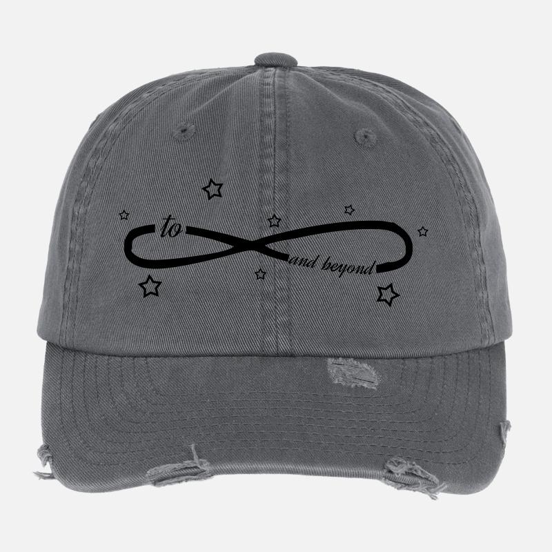 To infinity and beyond Flexfit Vintage Destroyed Cap