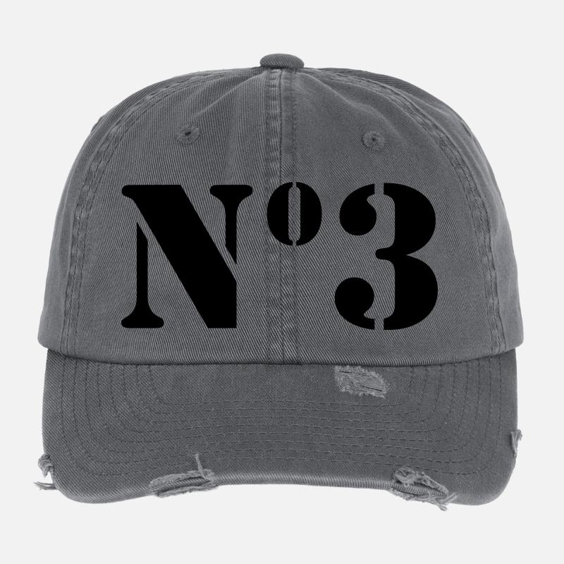 Point 3 // no3 Casquette vintage effet usé Flexfit