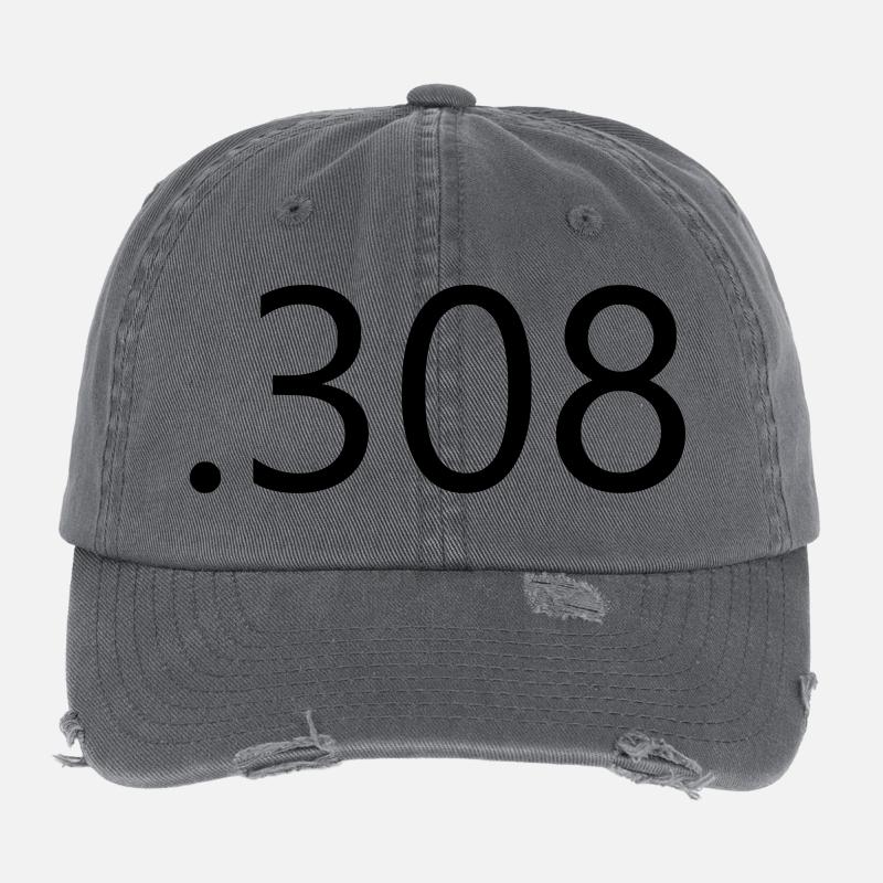 .308 Flexfit Vintage Destroyed Cap
