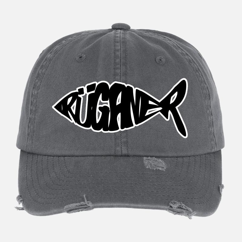 Poisson de Rügan Casquette vintage effet usé Flexfit