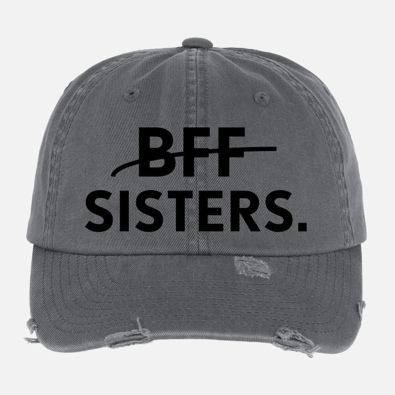 bff sisters Casquette vintage effet usé Flexfit