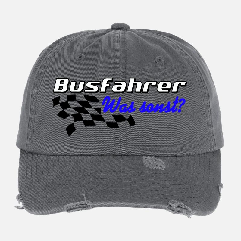Bus driver , what else ? .......................... Flexfit Vintage Destroyed Cap