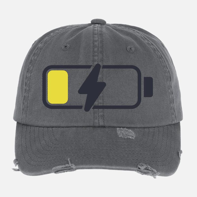 iPhone_Batterie Flexfit Vintage Destroyed Cap