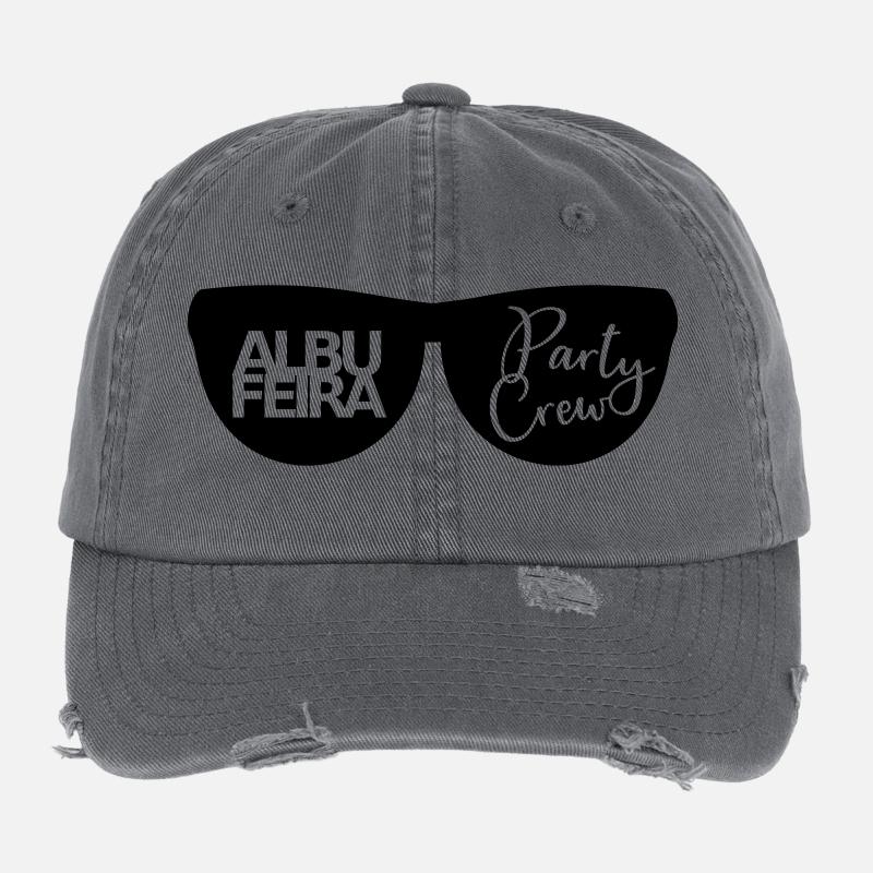Party Albufeira Crew Party groupes vacances Casquette vintage effet usé Flexfit
