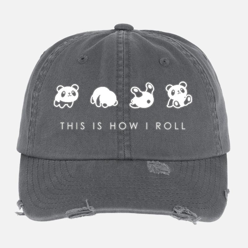 THIS IS HOW I ROLL Flexfit Vintage Destroyed Cap