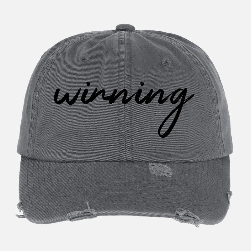 gagnant Casquette vintage effet usé Flexfit