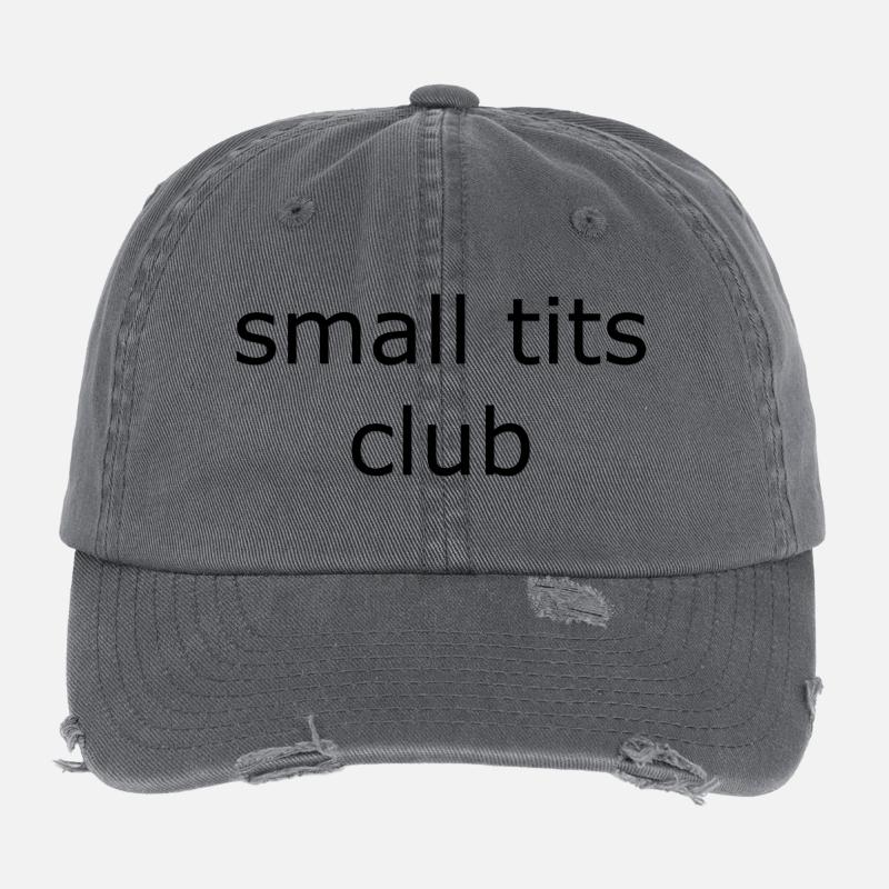 small tits club Flexfit Vintage Destroyed Cap