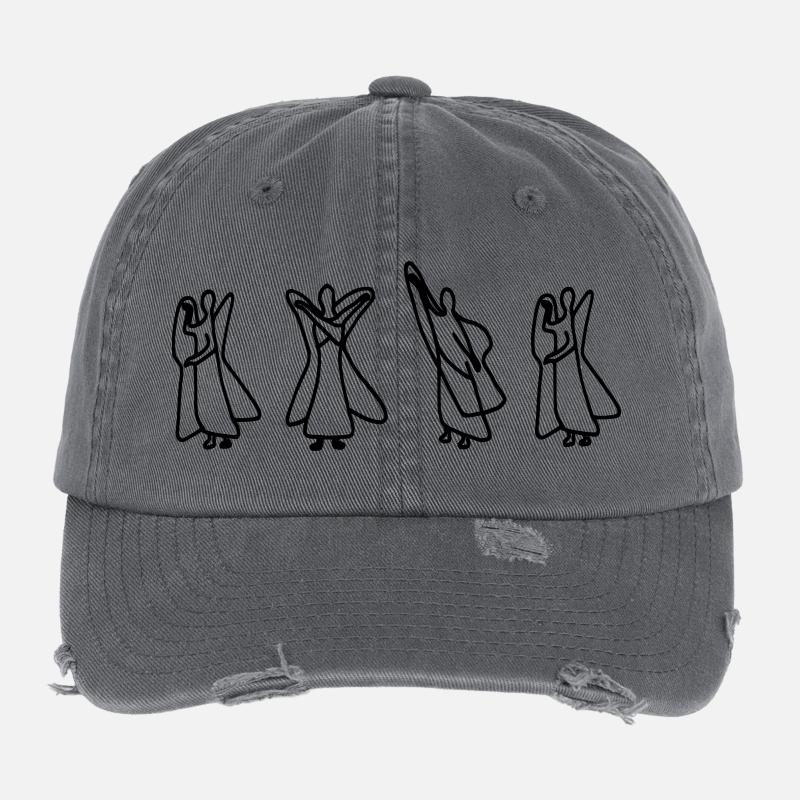 Waldorf Letters "NO" Flexfit Vintage Destroyed Cap
