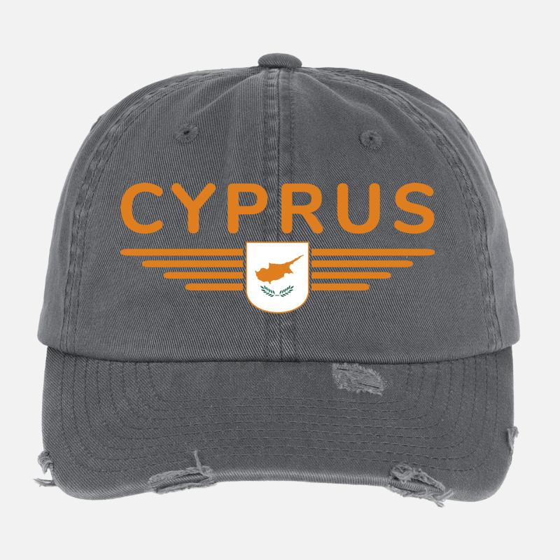 Cyprus Design – L’île de la diversité Casquette vintage effet usé Flexfit