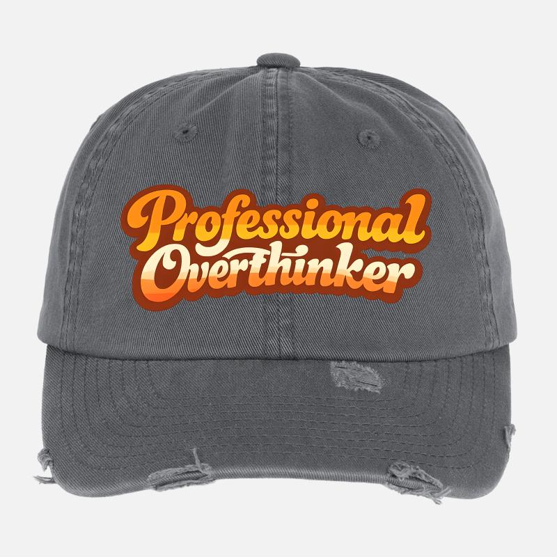 VINTAGE PROFESSIONNEL DE OVERTHINKER Casquette vintage effet usé Flexfit