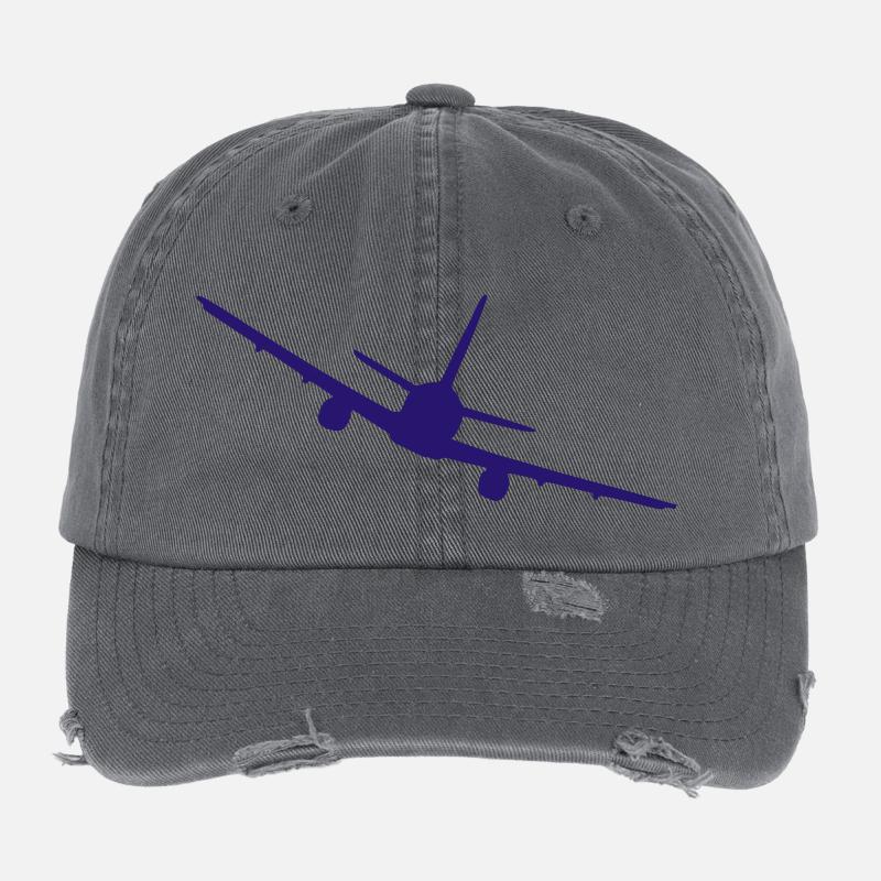 Flugzeug Flexfit Vintage Destroyed Cap