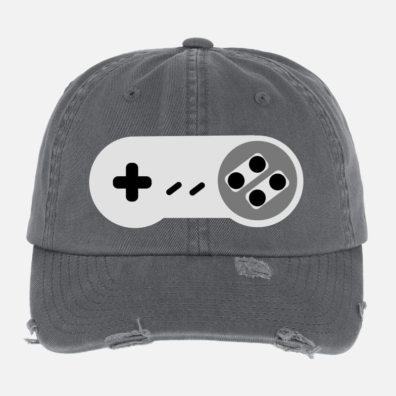 Super NES Controller Casquette vintage effet usé Flexfit
