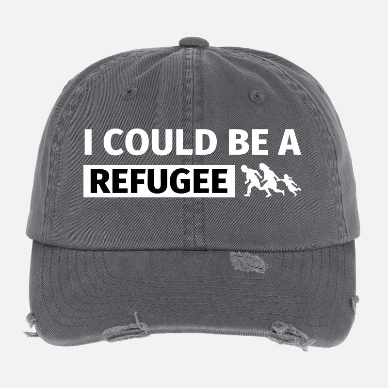 I could be a refugee Casquette vintage effet usé Flexfit
