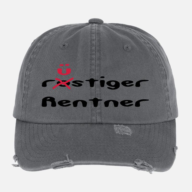 rostiger/rüstiger Rentner Flexfit Vintage Destroyed Cap