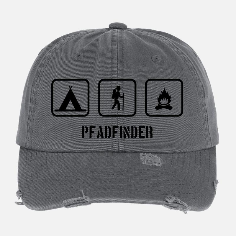 pfadfinder__f1 Flexfit Vintage Destroyed Cap