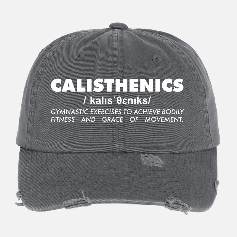 L'explication de Calisthenic Casquette vintage effet usé Flexfit