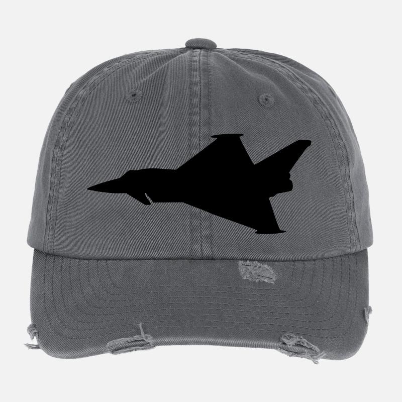 EF2000 Typhoon Flexfit Vintage Destroyed Cap