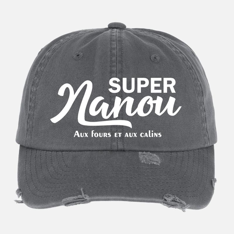 Super Nanou Casquette vintage effet usé Flexfit