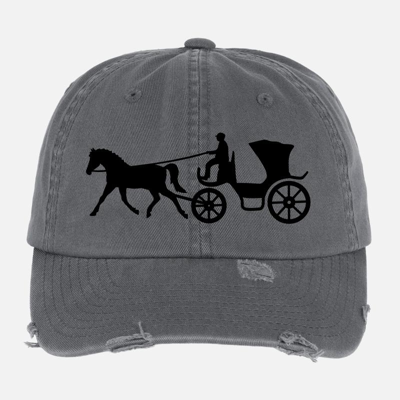 véhicule Casquette vintage effet usé Flexfit