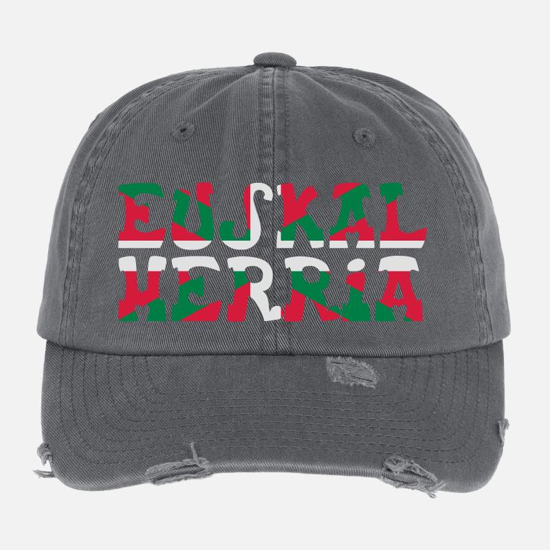 Euskal Herria 64 2 Casquette vintage effet usé Flexfit