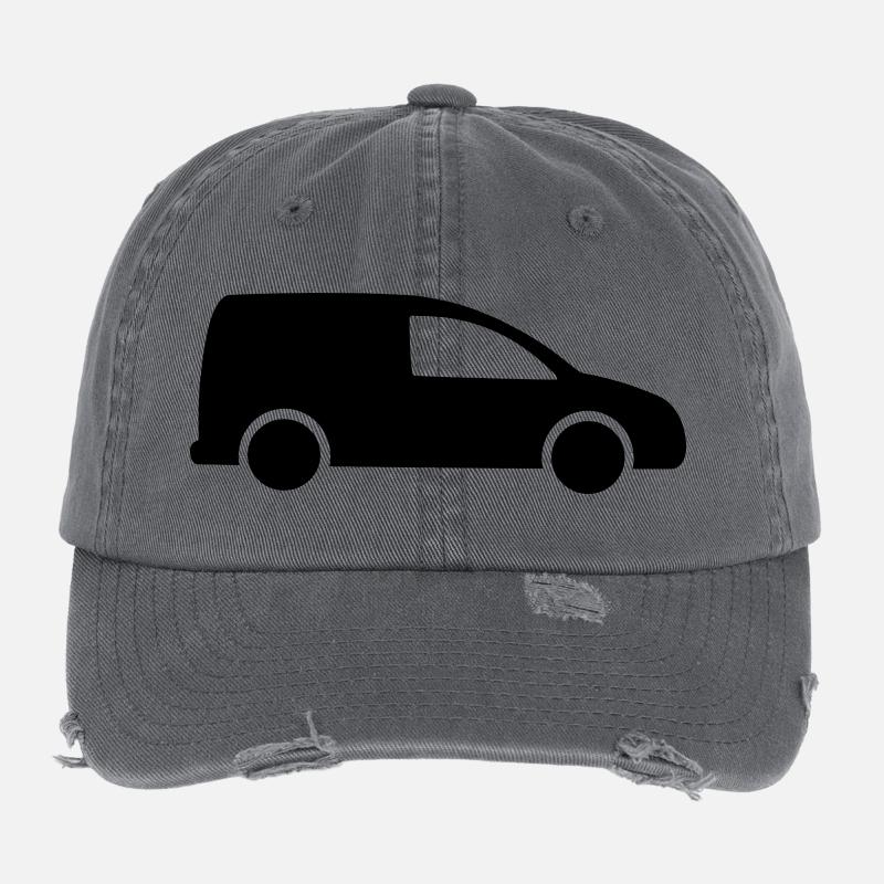 Van Logo Lieferung Flexfit Vintage Destroyed Cap
