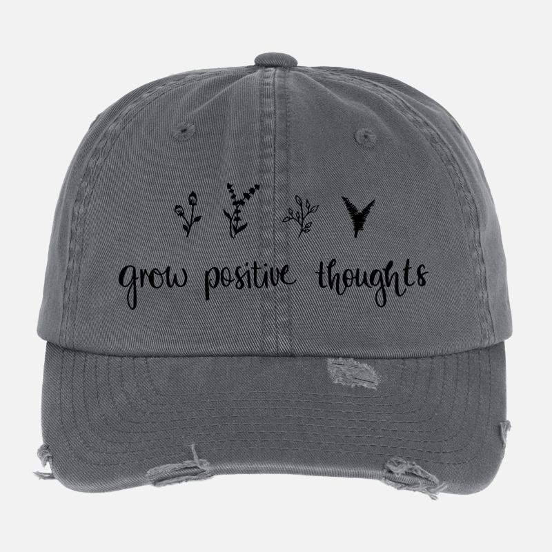 développer des pensées positives - Nature Casquette vintage effet usé Flexfit