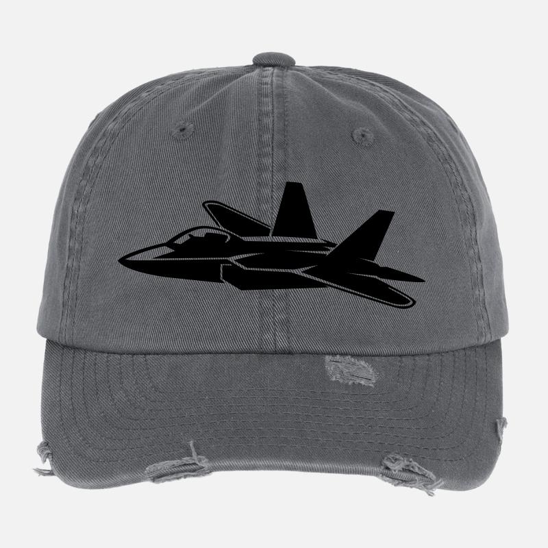 Flugzeug Flexfit Vintage Destroyed Cap