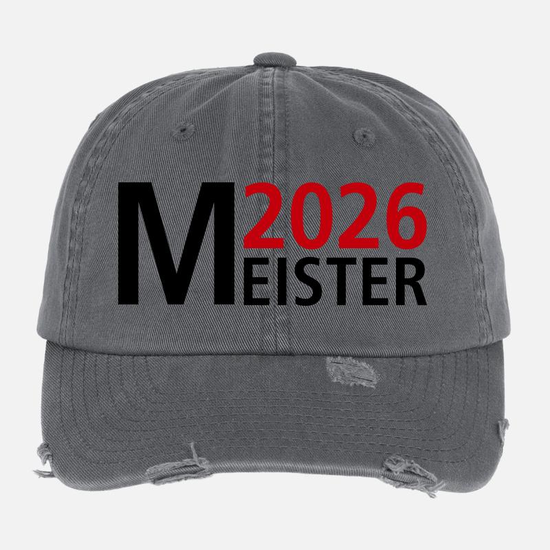 Champion 2026 Championship Flexfit Vintage Destroyed Cap