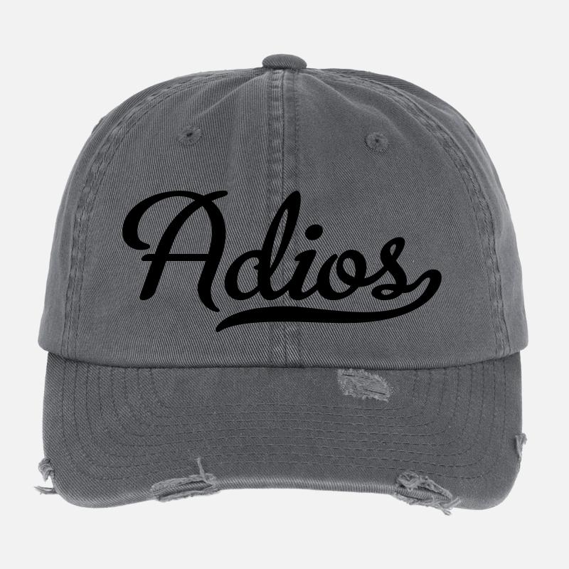 running Flexfit Vintage Destroyed Cap