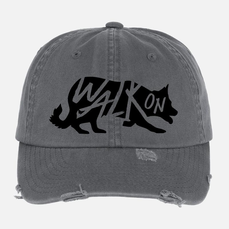 Walk On Casquette vintage effet usé Flexfit