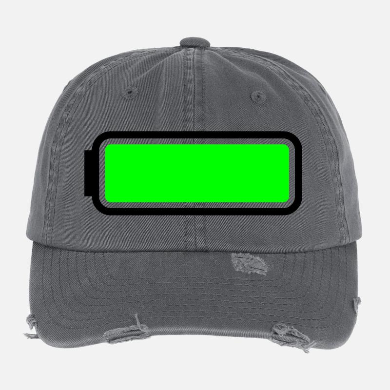 Battery full Flexfit Vintage Destroyed Cap