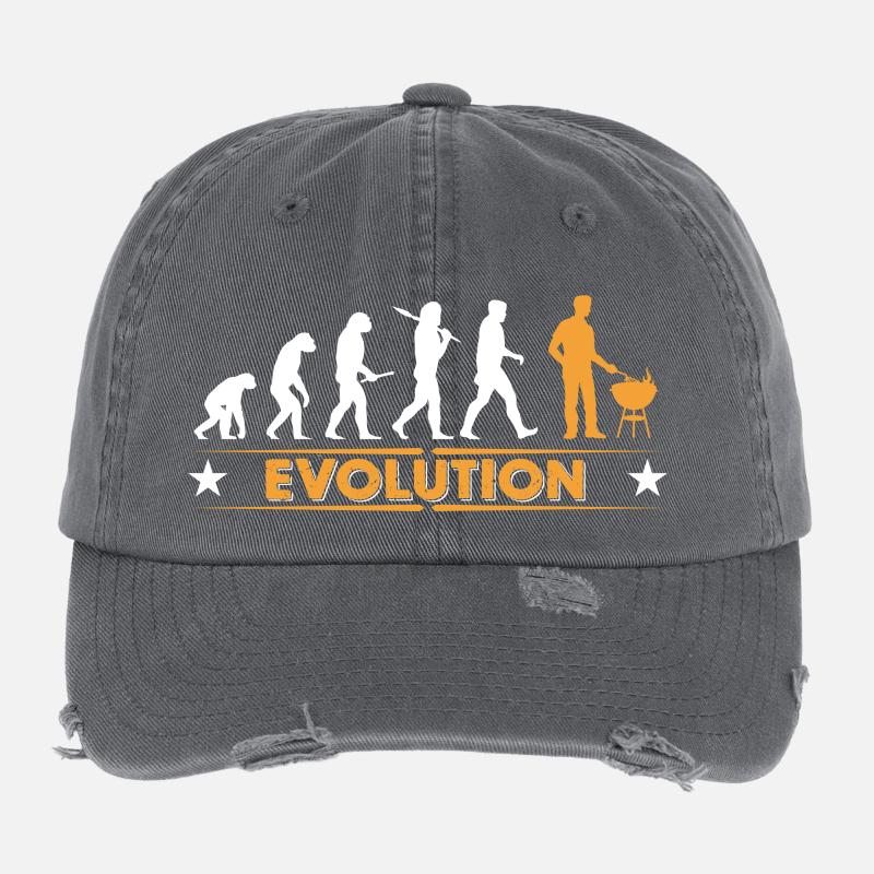 Barbecue - Grillmeister - Evolution Casquette vintage effet usé Flexfit
