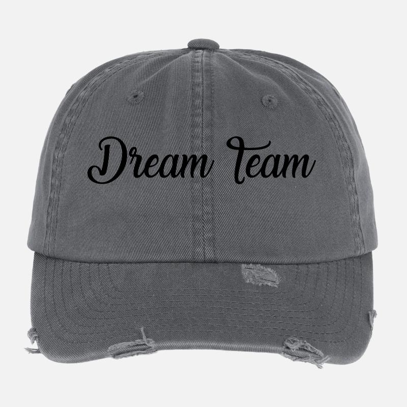 DREAM TEAM Casquette vintage effet usé Flexfit