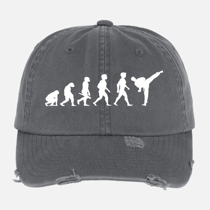 Evolution Karate Kampfsport Flexfit Vintage Destroyed Cap