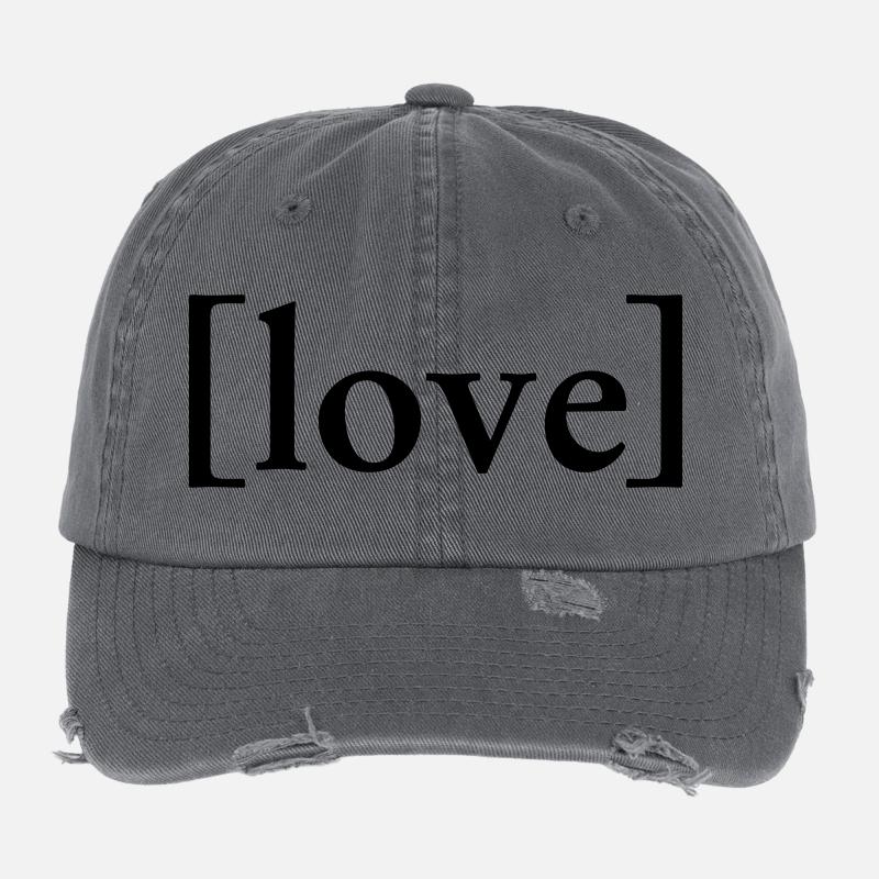 LOVE Flexfit Vintage Destroyed Cap